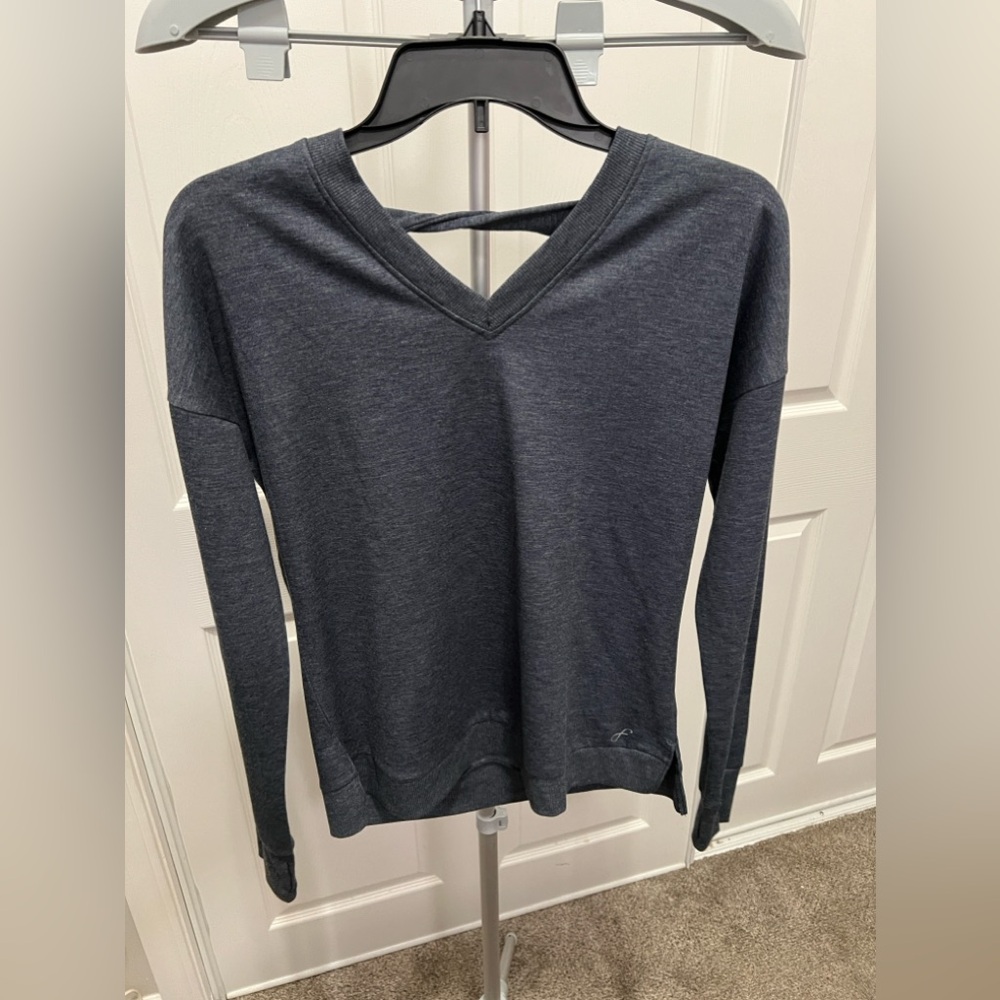 Freely Blue Long Sleeve Lightweight Sweatshirt Size XS NWOT